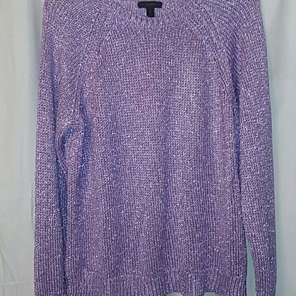 J Crew Shimmering lavender metallic top - Picture 3 of 3
